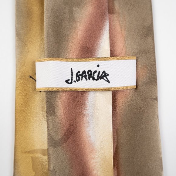 Elegant Brown and Tan Men's Tie - Picture 2 of 8